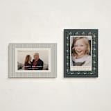 "Folk Frame" - Holiday Cards in Holly by Leah Bisch - Photo Orientation Options