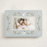 "Ribbon of Grace" - Holiday Cards in Blue Spruce by Ana de Sousa - Front