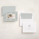 "Ribbon of Grace" - Holiday Cards in Blue Spruce by Ana de Sousa - Assembled