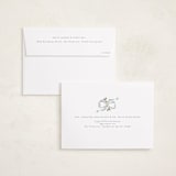 "Ribbon of Grace" - Holiday Cards in Blue Spruce by Ana de Sousa - FREE Recipient Addressing