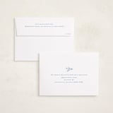 "Peaceful Blooms in Blue" - Holiday Cards in Porcelain by Sabrin Deirani - FREE Recipient Addressing