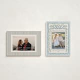 "Christmas Gift" - Holiday Cards in Blue Jay by Paper Sun Studio - Photo Orientation Options