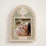 "Outlined" - Holiday Cards in Champagne by Leah Bisch - Front