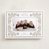 "Botanical Blessings" - Holiday Cards in Petal by Itsy Belle Studio - Front