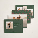 "Botanical Blessings" - Holiday Cards in Berry by Itsy Belle Studio - Back of Card Options