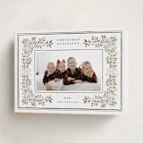 "Botanical Blessings" - Holiday Cards in Petal by Itsy Belle Studio - Folded Card