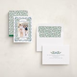 "Bow Corners" - Holiday Cards in Navy by Alethea and Ruth - Assembled