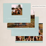 "Heirloom" - Holiday Cards in Frost by Robert and Stella - Back of Card Options