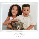 "Heirloom" - Holiday Cards in Frost by Robert and Stella - Detail
