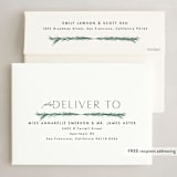"bough" - Holiday Cards in Snowfall by Erin L. Wilson - FREE Recipient Addressing