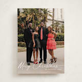 "Holiday Glee" - Holiday Cards in Ivory by Chris Griffith - Front