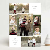 "Merry Seven" - Holiday Cards in Snowflake by Holly Whitcomb - Front