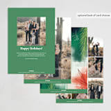 "Merry Seven" - Holiday Cards in Snowflake by Holly Whitcomb - Back of Card Options