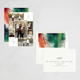 "Merry Seven" - Holiday Cards in Snowflake by Holly Whitcomb - Assembled
