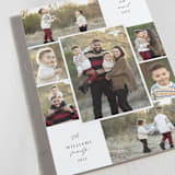 "Merry Seven" - Holiday Cards in Snowflake by Holly Whitcomb - Detail