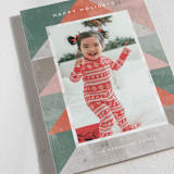 "Geo Tree" - Holiday Cards in Mint by Michelle Taylor - Detail