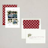 "Festive Botanical" - Holiday Cards in Mulled Wine by Melanie Kosuge - Assembled