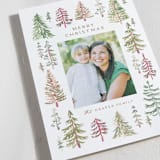 "The Woods" - Holiday Cards in Snow by Amy Kross - Detail