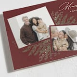"Simple Pines" - Holiday Cards in Mulled Wine by Susan Zinader - Detail