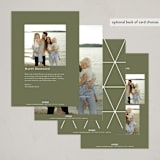 "A Year of Merry Memories" - Holiday Cards in Evergreen by Carrie ONeal - Back of Card