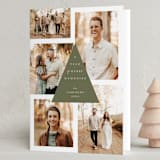 "A Year of Merry Memories" - Holiday Cards in Evergreen by Carrie ONeal - Folded Card