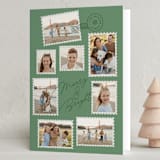 "Lots Of Stamps" - Holiday Cards in Wreath by Vera Lim - Folded Card