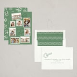 "Lots Of Stamps" - Holiday Cards in Wreath by Vera Lim - Assembled