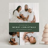 "Quartzite" - Holiday Cards in Eucalyptus by Wildfield Paper Co - Front