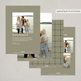 "Quartzite" - Holiday Cards in Eucalyptus by Wildfield Paper Co - Back of Card