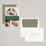 "Quartzite" - Holiday Cards in Eucalyptus by Wildfield Paper Co - Assembled