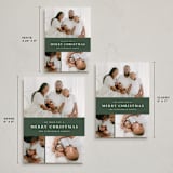 "Quartzite" - Holiday Cards in Eucalyptus by Wildfield Paper Co - Formats Available