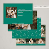 "Presents" - Holiday Cards in Mint by MC Designs - Back of Card