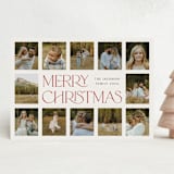 "Sweeping" - Holiday Cards in Cream by Lisa Assenmacher - Front