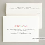 "Arch trio" - Holiday Cards in Strawberry by Stacey Meacham - FREE Recipient Addressing