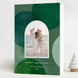 "festive circles" - Holiday Cards in Pine by Sumak Studio - Folded Card