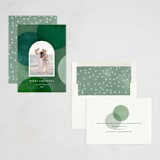 "festive circles" - Holiday Cards in Pine by Sumak Studio - Assembled
