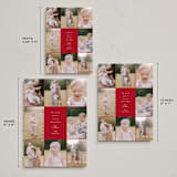 "Elegant Gallery" - Holiday Cards in Berry by Angela Thompson - Formats Available