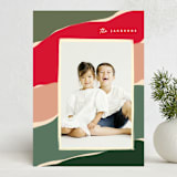 "Color punch" - Holiday Cards in Holly Berry by Creo Study - Front