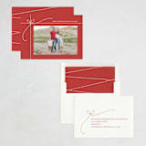 "Tied with Twine" - Holiday Cards in Berry by Erin German - Assembled