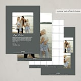 "Mini Polaroids" - Holiday Cards in Snow by Robin Ott - Back of Card Options