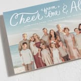 "Cheer From One & All" - Holiday Cards in Fresh Snow by Ashley DeMeyere - Detail
