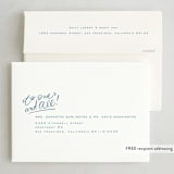 "Cheer From One & All" - Holiday Cards in Fresh Snow by Ashley DeMeyere - FREE Recipient Addressing