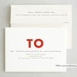 "Geometric Merry" - Holiday Cards in Santa Suit by Ana de Sousa - FREE Recipient Addressing