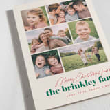 "The Fam" - Holiday Cards in Eggnog by Amy Kross - Detail