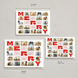 "Five by Five" - Holiday Cards in Christmas Candies by Up Up Creative - Formats Available