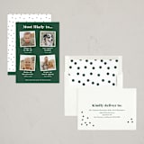 "Most Likely To" - Holiday Cards in Pine by Sarah Brown - Assembled