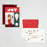 "Holipunch" - Holiday Cards in Cranberry by Annie Clark - Assembled