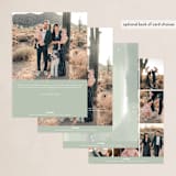 "sweeping sprigs" - Holiday Cards in Mint by Rebecca Durflinger - Back of Card Options