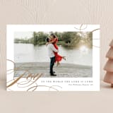 "World of Joy" - Holiday Cards in Almond by Michelle Taylor - Front