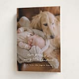 "very merry little Christmas" - Holiday Cards in Snowfall by Leah Ragain - Folded Card